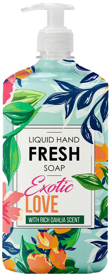 FRESH LIQUID HAND SOAP 1L EXOTIC LOVE  MULTI - MYDŁO W PLYNIE