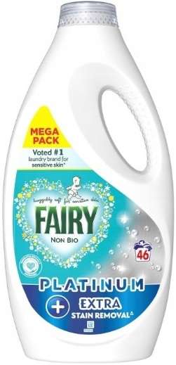 FAIRY PLATINUM NON BIO WASHING LIQUID 46WL / 1,426L GB - ŻEL DO PRANIA