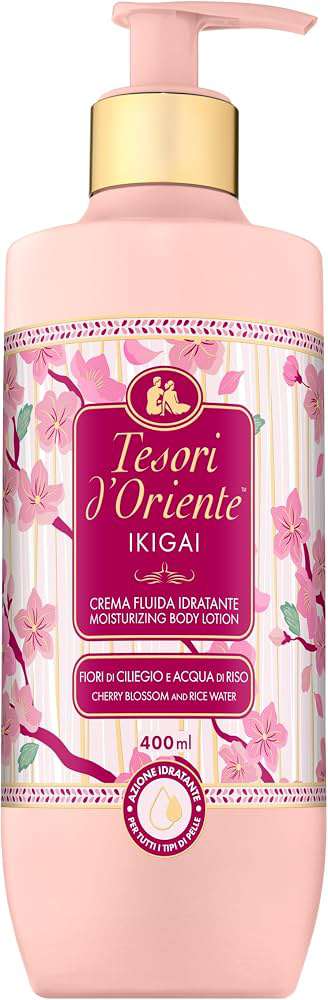 TESORI D'ORIENTE CREMA FLUIDA INDRATANTE 400ML IKIGAI  IT - BALSAM DO CIAŁA