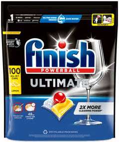 FINISH POWERBALL ULTIMATE ALL IN 1 100szt LEMON CZ/SK/HU - KAPSUŁKI DO ZMYWARKI