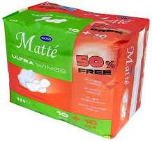 MATTES MATTE ULTRA WINGS 10 + 10szt - PODPASKI ZE SKRZYDEŁKAMI