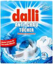 DALLI ANTI-GRAU TÜCHER 15 STÜCK  DE - CHUSTECZKI DO PRANIA BIAŁYCH TKANIN