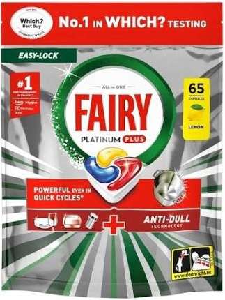 FAIRY CAPS PLATINUM PLUS LEMON 65 SZT GB - KAPSUŁKI DO ZMYWARKI