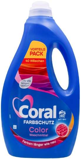 CORAL FLUSSIGWASCHMITTEL COLOR 40WL / 2L DE - PŁYN DO PRANIA