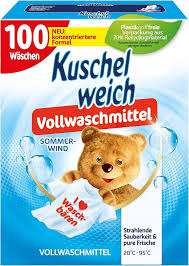 KUSCHELWEICH PULVER VOLLWASCHMITTEL SOMMERWIND 100WL / 5 KG DE - PROSZEK DO PRANIA