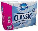 OOOPS! CLASSIC SENSITIVE TOILET PAPER 24 ROLKI / 3 WARSTWY - 140 LISTKÓW  MULTI  FSC-Mix - PAPIER TOALETOWY