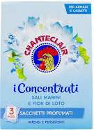 CHANTECLAIR SACCHETTI PROFUMATI 3szt SALI MARINI E FIOR DI LOTO IT - SASZETKI ZAPACHOWE