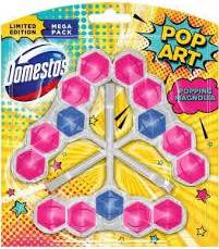 DOMESTOS WC STEIN POP ART POPPING MAGNOLIA 3 X 55G DE - ZAWIESZKA DO WC
