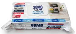 SOMO CLEAN MULTI-SURFACE CLEANING WIPES 100 SZT XXL MULTI - CHUSTECZKI NAWILŻANE DO CZYSZCZENIA