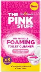 STARDROPS THE PINK STUFF FOAMING TOILER CLEANER 3X100G GB - PROSZEK / AKTYWNA PIANA DO CZYSZCZENIA WC