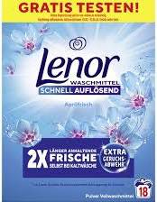 LENOR PULVER 18WL / 900G APRILFRISCH  DE - PROSZEK DO PRANIA