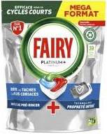 FAIRY CAPS PLATINUM PLUS ALL IN ONE 39szt FRESH BREEZE FR - TABLETKI DO ZMYWARKI 