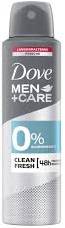 DOVE DEO SPRAY 150ML FOR MEN CLEAN FRESH DE - ANTYPERSPIRANT SPRAY