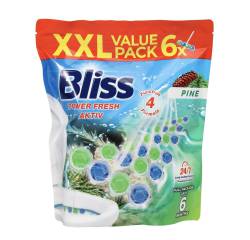 BLISS POWER AKTIV WC  6 X 50G PINE  MULTI - ZAWIESZKA DO WC