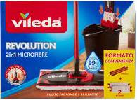VILEDA REVOLUTION 2IN1 MICROFIBRE BOX  IT - MOP DO PODŁOGI ZESTAW