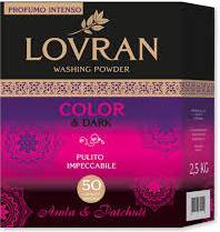 LOVRAN WASHING POWDER COLOR & DARK 50WL / 2,5KG AMLA & PATCHOULI IT/EN/PL - PROSZEK DO PRANIA
