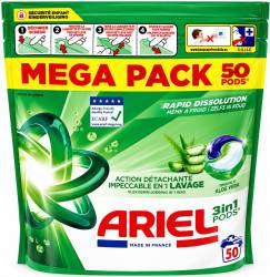 ARIEL PODS 3IN1 ALOE VERA 50szt  FR - KAPSUŁKI DO PRANIA