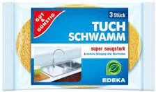 G&G TUCH-SCHWAMM OVAL 3szt DE - ŚCIERKA EXTRA CHŁONNA