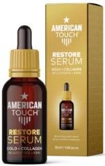 AMERICAN TOUCH SERUM GOLD & COLLAGEN 30ML GB - SERUM O DZIAŁANIU ODMŁADZAJĄCYM I REGENERUJĄCYM
