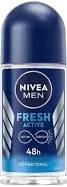 NIVEA ROLL- ON MEN FRESH ACTIVE 50ML - ANTYPERSPIRANT W KULCE 