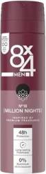 8X4 DEODORANT SPRAY MEN NO18 MILLION NIGHTS 150ML DE - DEZODORANT/ANTYPERSPIRANT SPRAY