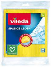 VILEDA PANNOSPUGNA / SPONGE CLOTH 3 SZT IT - ŚCIERKA GRUBA GĄBCZASTA