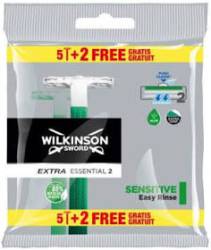 WILKINSON SWORD EXTRA2 SENSITIVE EINWEGRASIERER 5szt+2szt  DE - MASZYNKI DO GOLENIA DLA KOBIET