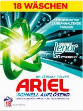 ARIEL PULVER 18WL / 990G UNIVERSAL+LENOR DE - PROSZEK DO PRANIA