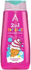 ASTONISH 2IN1 HAIR & BODY WASH FOR KIDS RASPBERRY RIPPLE 400ML GB - SZAMPON / ŻEL DO CIAŁA DLA DZIECI