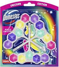 DOMESTOS POWER 5 W C STEIN MAGIC UNICORN 3 X 50G DE - ZAWIESZKA DO WC