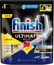 FINISH POWERBALL ULTIMATE ALL IN1 LEMON 54szt PL - KAPSUŁKI DO ZMYWARKI