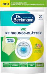 DR BECKMANN MAGIC LEAVES WC REINIGUNGS BLATTER CITRUS 20er DE - LISTKI ŻELOWE DO CZYSZCZENIA WC