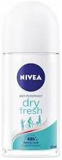 NIVEA ROLL- ON WOMAN DRY FRESH 50ML - ANTYPERSPIRANT W KULCE