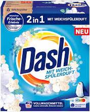 DASH PULVER 2IN1 WEICHSPÜLERDUFT 50WL / 3KG UNIVERSAL DE - PROSZEK DO PRANIA