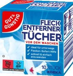 G&G FLECK ENTFERNER TUCHER 10er DE - CHUSTECZKI ODPLAMIAJĄCE