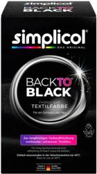 SIMPLICOL BACK TO BLACK  DE - BARWNIK DO TKANIN ODŚWIEZAJĄCY I ODNAWIAJĄCY KOLOR
