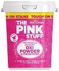 STARDROPS THE PINK STUFF STAIN REMOVER POWDER 1KG COLOURS GB - ODPLAMIACZ W PROSZKU DO TKANIN KOLOROWYCH