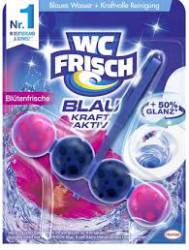 WC FRISCH WC STEIN KRAFT AKTIV BLAU BLUTENFRISCHE 50G DE - ZAWIESZKA DO WC BARWIĄCA WODĘ
