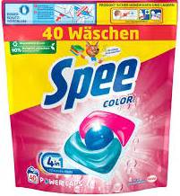 SPEE POWER CAPS 4IN1 40WL COLOR DE - KAPSUŁKI DO PRANIA
