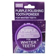 XOC PURPLE WHITENING TOOTH POWDER 30G GB - PROSZEK ROZJAŚNIAJĄCY DO ZĘBÓW 