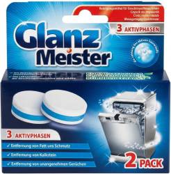 GLANZ MEISTER GESCHIRRSPULLMASCHINEN TABS 2szt - CZYŚCIK DO ZMYWARKI W TABLETKACH 