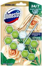 DOMESTOS WC AROMA LUX WHITE ROSE & TEA TREE OIL 2 X 55G PL - ZAWIESZKA DO WC