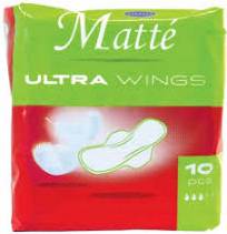 MATTES MATTE ULTRA WINGS 10szt - PODPASKI ZE SKRZYDEŁKAMI