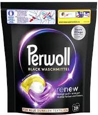 PERWOLL CAPS RENEW BLACK WASCHMITTEL 19WL  DE - KAPSUŁKI DO PRANIA CIEMNYCH TKANIN