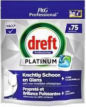 DREFT PLATINUM ALL IN ONE ORIGINAL 75szt NL/FR - KAPSUŁKI DO ZMYWARKI