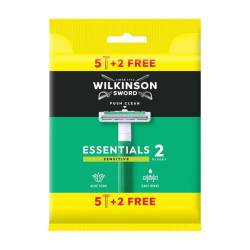 WILKINSON SWORD EXTRA2 SENSITIVE EINWEGRASIERER 5szt+2szt  DE - MASZYNKI DO GOLENIA DLA KOBIET