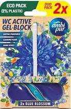 AMBI PUR ACTIVE GEL-BLOCK 2 X 45G BLUE BLOSSOM  MULTI - KOSTKA DO WC