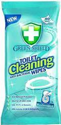 GREEN SHIELD TOILET CLEANING WIPES 40szt GB - CHUSTECZKI DO CZYSZCZENIA TOALETY