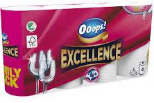 OOOPS! EXCELLENCE PAPER TOWEL 4 ROLKI - 3 WAR / 4 X 52 LISTKI MULTI FSC-Mix - RĘCZNIK PAPIEROWY