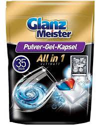 GLANZ MEISTER PULVER-GEL-KAPSEL  ALL IN 1 ULTIMATE 35er  MULTI - TABLETKI DO ZMYWARKI